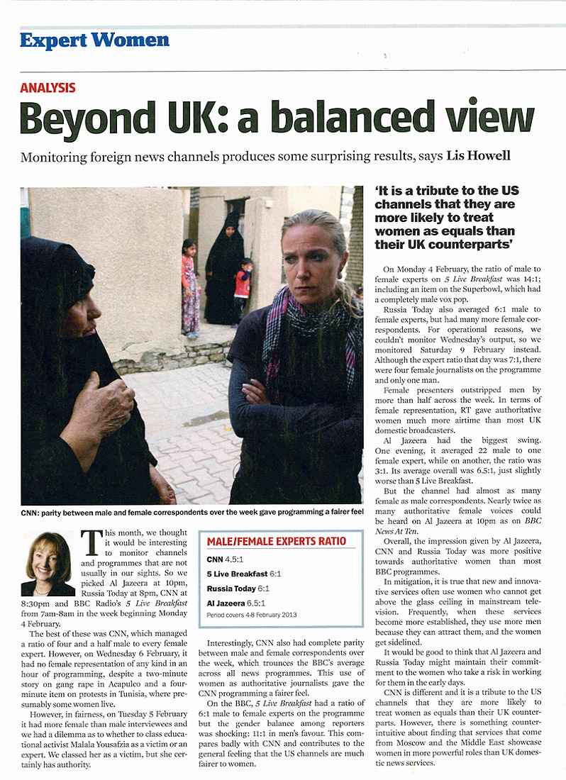 Broadcast Magazine Article